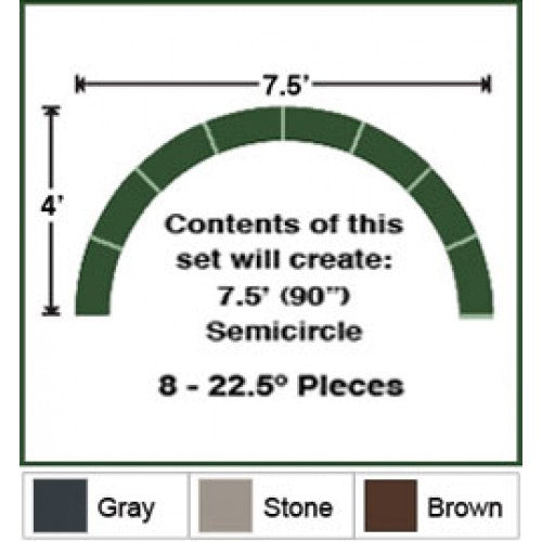 8 Foot Semicircle Kit